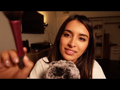 ASMR Doing Your Makeup | Personal Attention, Tingly Brushing, & Whispers
