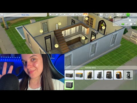 ASMR Los Sims 4 | Construcción de Villa Chill ♡