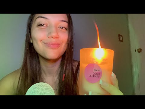 ASMR to make you sleepyyyy 😴 putting you to sleep tingy triggers: head message, face brushing, ect.