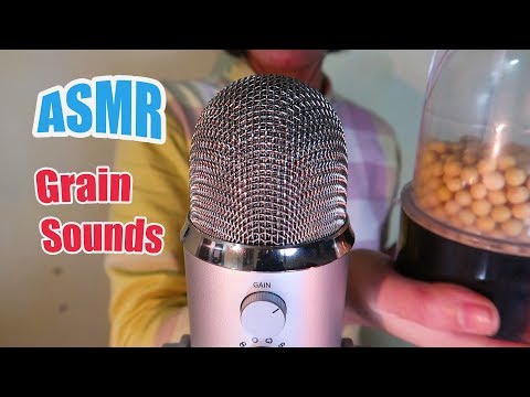 ASMR Grain Sounds (Rice, Bean, Soybean, Sesame  seeds) | ASMR Huyen