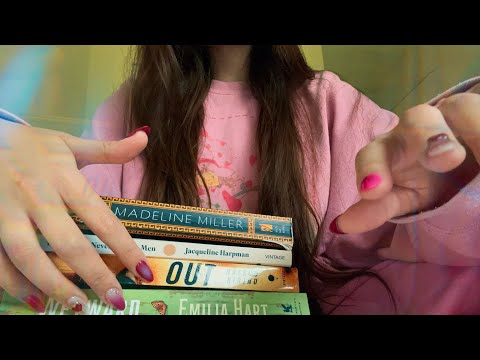 ASMR Lofi Fast & Tingly Book Triggers 📚🩷 (Soft Spoken) Lots of Tapping, Gripping, Hand Sounds +