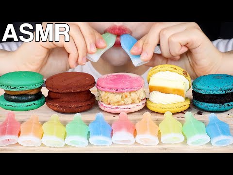 ASMR Macarons Nik-L-Nip 마카롱, 닉클닙 먹방 Eating Sounds Mukbang