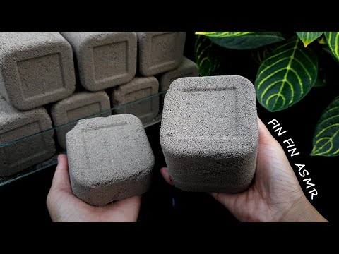 Relaxing Sand Cement Crumble in Water | ASMR #364