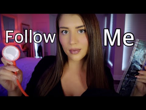 ASMR Follow My Instructions (Eyes Open and then Closed) for Sleep