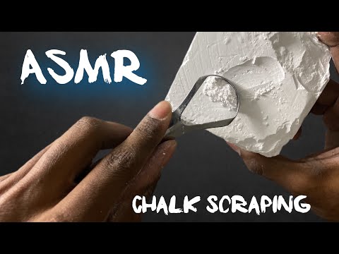 [ASMR] Satisfying gym chalk scraping/crushing sounds for relaxation