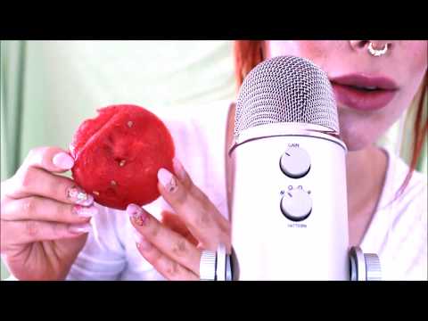 ASMR* WATER MELON EATING- intense juicy sounds