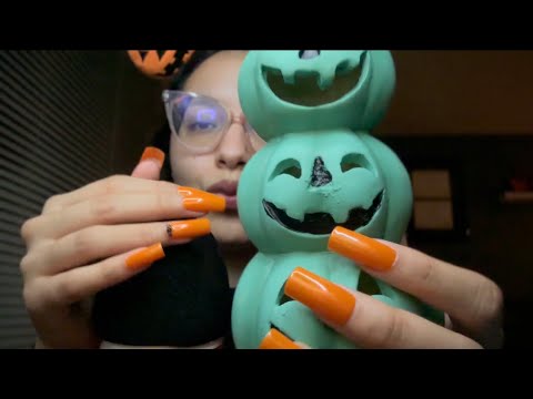 ASMR | Halloween 🎃 pt.2  fast & aggressive mouth sounds, trigger words, rambles 🎃