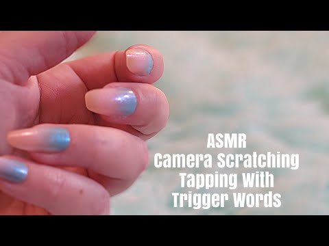 ASMR Camera Scratching And Tapping With Trigger Words(Custom Video For James)