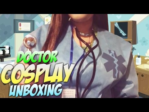 ASMR Doctor Role Play Cosplay (Unboxing)