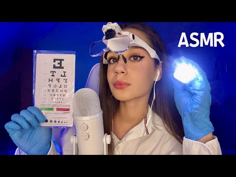АСМР 👩🏻‍⚕️ Огляд у лікаря-окуліста 👓 (перевірка зору, персональна увага, інструкції, ліхтарик)