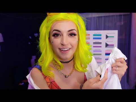 ASMR | Getting YOU Ready for Pride!! | He/Him Pronouns + Binder Fitting