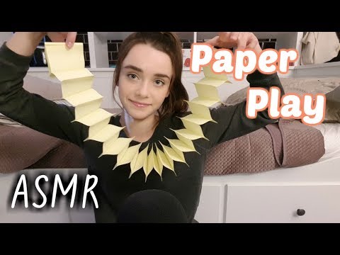 [ASMR] Paper play | Tearing, Scrunching, Tapping 📄