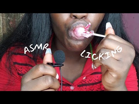 ASMR  lollipop 🍭 Licking intense wet Mouth Sounds to cure Insomia