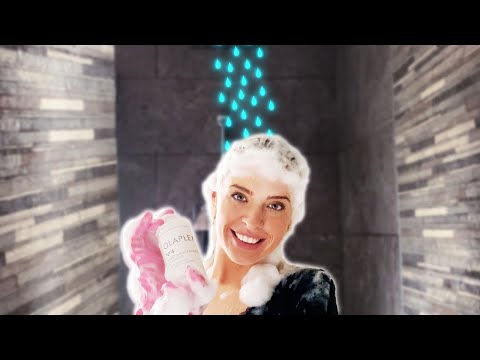 [ASMR] Rubber Gloves Hair Wash ASMR | Shampooing Sounds!!🚿✨