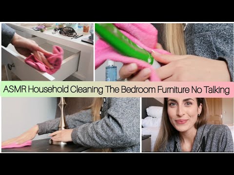 ASMR Household Cleaning The Bedroom Furniture No Talking