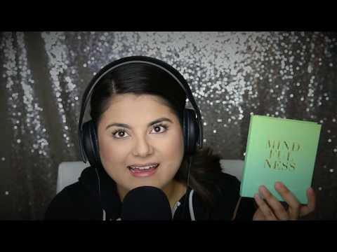 Mindful Monday #13: Whisper Reading, Page Flipping, Mouth Sounds, Tapping | ASMR Cuddles