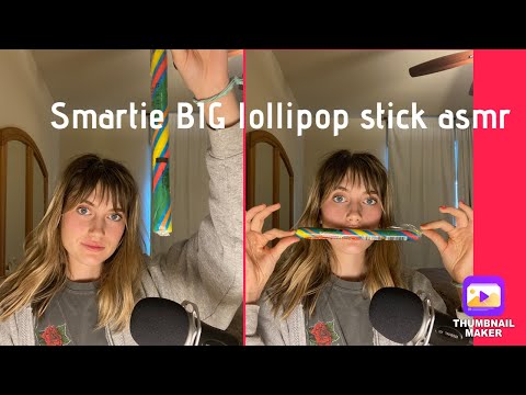 GIANT smarty stick ASMR… delightful to hear and watch!