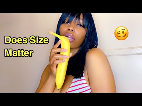 Does Size Matter I Tried to Demonstrate￼ With A 🍌￼ | Crishhh Donna