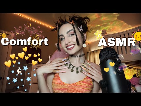 Comforting ASMR | Positive Affirmations, Fast Teeth Tapping, Necklace Scratching w/ Extra Long Nails