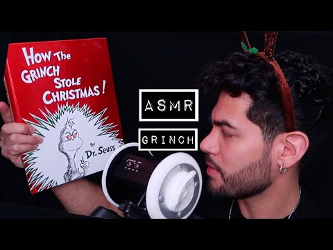 ASMR Whisper Reading "How The Grinch Stole Christmas"🎄