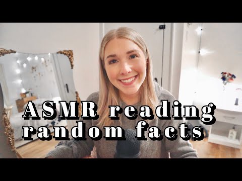 ASMR reading you random facts to make you the most interesting person in the room