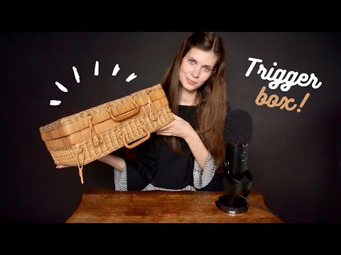 ASMR (Dutch whisper) | show & tell memory box triggers (tapping, scratching and more)
