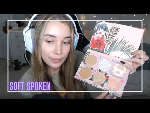 💄ASMR ~ opening makeup / beauty products👄 ~ tapping and scratching ~ soft spoken