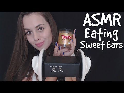 ASMR Eating Sweet Ears  🍫 | АСМР Поедание ушек 🍯 | ASMR Honey Girl
