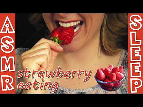 ASMR strawberry eating 🍓 [juicy, crunchy, mouth sounds, breathing]