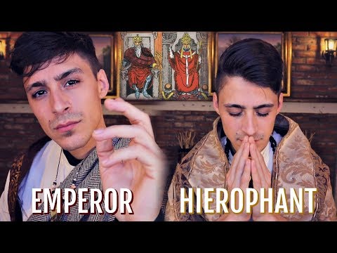 ASMR Emperor & Hierophant 🔮 Tarot Cards Part #3