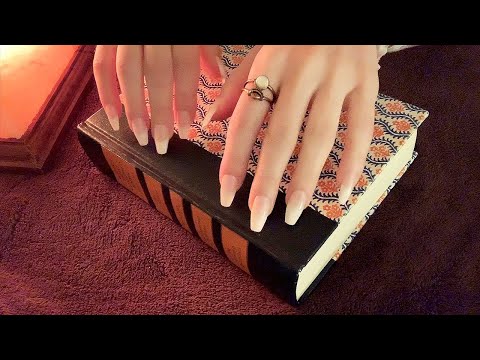 ASMR 1H Scratchy Tapping on Books 📚 (no talking)