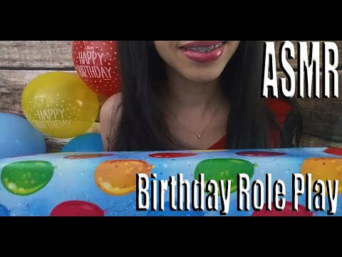 {ASMR}Birthday party roleplay |
