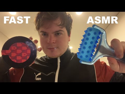 LOFI FAST & AGGRESSIVE ASMR Hand Sounds, Tapping, Camera Scratching, Visuals, tinglessss