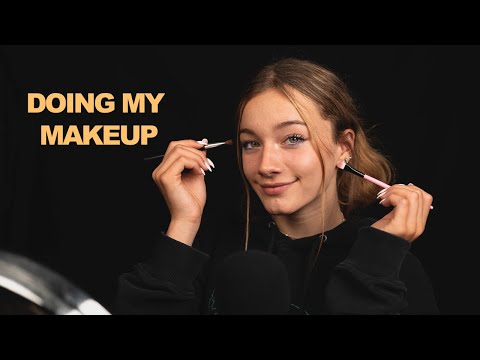 ASMR - DOING MY MAKEUP WHILE ANSWERING your QUESTIONS!