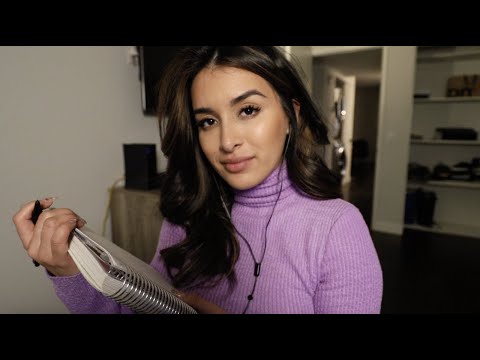 ASMR | Interviewing You (Soft Whispering, Typing, & Writing)