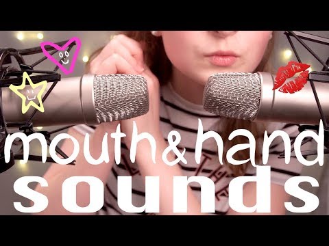 💋 ASMR 👐 MOUTH Sounds + HAND Sounds for DEEP RELAX (+ kisses)