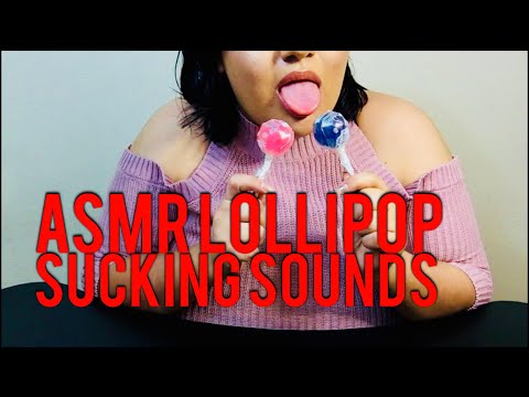 Sucking On Two Lollipops 🍭😋 ASMR