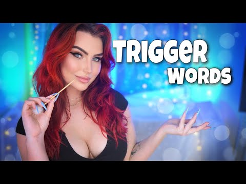 ASMR Trigger Words & Cupped Whispers w/ Visuals