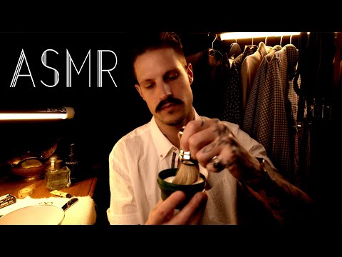 [ASMR] Bespoke Shave & Tailor Suit Fitting | Soft Spoken | Roleplay