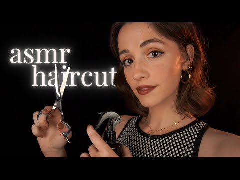 ASMR | Sleepy & Relaxing Haircut ✂️ (ear to ear whispers)