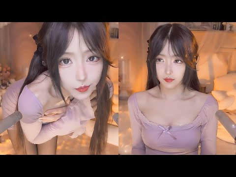 ASMR Ear Massage & Licking into Mic Relax