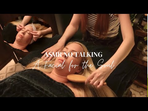 ASMR A Simplistic Facial Before Bed! Gentle Hand Techniques for Relaxation! 😴 No Talking