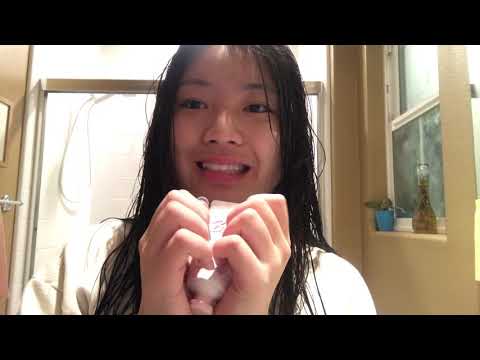 ASMR tapping but i just got out of the shower