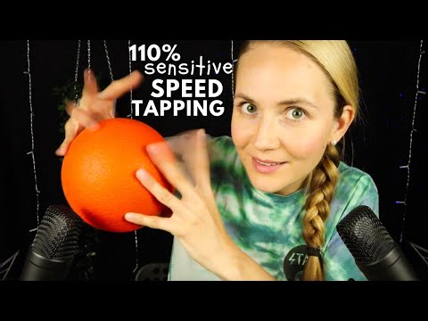 ASMR 110% Sensitive Fast Tapping Session