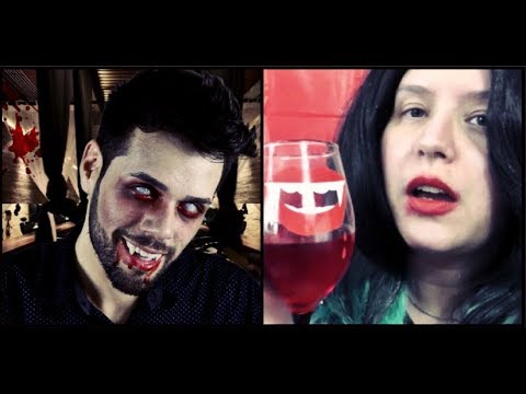 Halloween ASMR - Vampire Spa! Haircut & Face Massage! Collab with Wizard Whispers