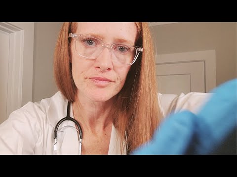 ASMR Check-Up and Skin Assessment with layered sounds - personal attention, writing and gloved hands