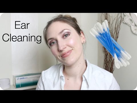 ASMR BINAURAL EAR CLEANING ROLE PLAY - Latex Gloves, Cotton Swabs, Ear To Ear Close Up Whispers (3D)