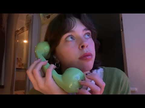 ASMR receptionist looks after you (keyboard tapping, book sounds and reading to you…)
