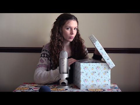 ASMR The wig box - hair sounds / brushing