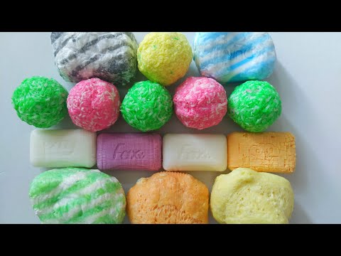 ASMR cutting microwave soap\Cutting dry cubes/No talking. Satisfaction ASMR video